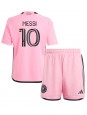 Inter Miami Lionel Messi #10 Kotipaita Lasten 2024-25 Lyhythihainen (+ shortsit)